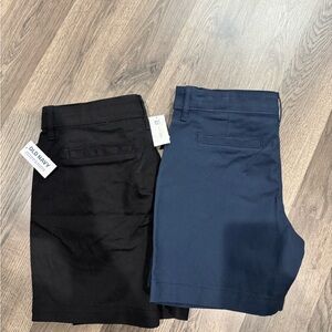Old Navy Kids Black and Navy Shorts